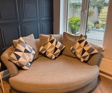 3 Seater, Cuddler, Foot Stool with storage