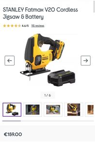 Stanley Fatmax Jigsaw V20 Cordless - With Battery And Charger Brand New!