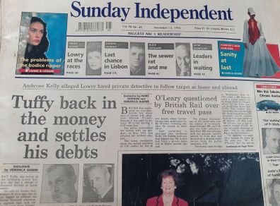 Old newspapers Independent 1995
