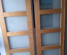 2 Shaker Style Internal Doors with Frosted Glass