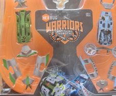 BRAND NEW HEX BUG Warriors Battling Robots Double Pack Orange Arena