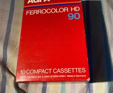 10x Agfa Ferrocolor HD 90 1982 Music Cassette tapes unopened still  Sealed Vintage