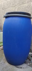 Barrel 120L , clamped lid.