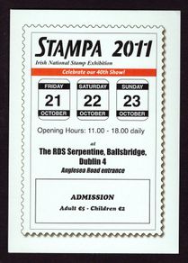 2011 Ireland Stampa Season Ticket 21st-23rd October 2011 at RDS Serpentine, Ballsbridge, Dublin 4