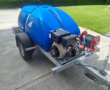 Diesel bowser power washer