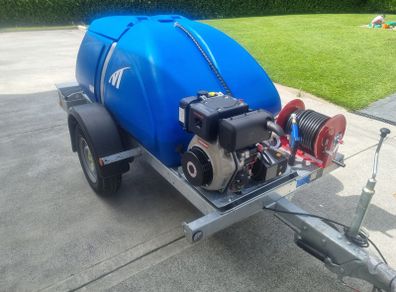 Diesel bowser power washer