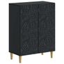 Bathroom Storage Cainet DELFT Black 59.5 x 31 x 80 cm Image 2