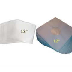 Stack Of 50 X Paper Inner Sleeves & 25 X Plastic Outer Sleeves - Highest Quality Pure Polythene