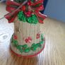 Vintage Christmas Hanging Bells x 3 for Sale Image 4
