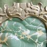 Vintage Botanical Brass Photo Frame Image 3