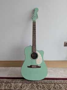Fender Sonoran Surf Green Acoustic-Electric Guitar