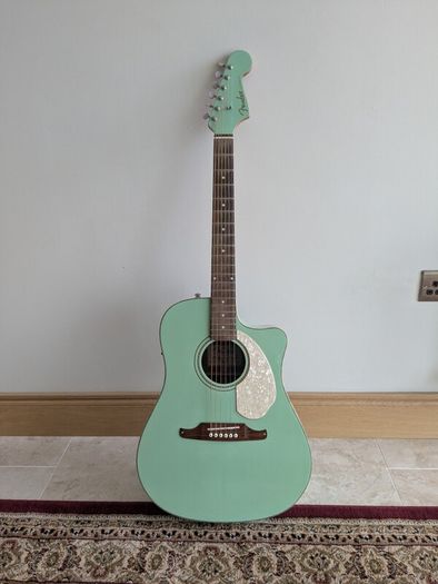 Fender Sonoran Surf Green Acoustic-Electric Guitar