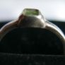 Vintage Sterling Silver 925 hallmarked Green Tourmaline Ring size R - 3,3g Image 5