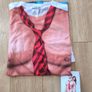 Funny Sexy Man Muscle Body T Shirt XL Novelty Fancy Dress Halloween Costume naughty Image 3