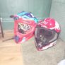 two off Rd bike helmets Image 4