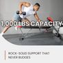 Multi-Functional FID Weight Bench for Full All-in-One Body Workout Hyper Back Extension, Roman Chair, Adjustable Ab Sit up Bench, Incline Decline Bench, Flat Bench Image 3