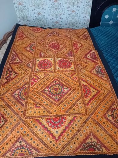Mid century indian wall hanging or throw