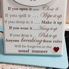 House share rules!