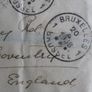 1936 Belgium Registered AirMail Envelope Image 4