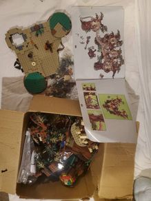 ewok village star wars lego compatible  set