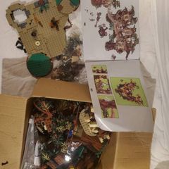 ewok village star wars lego compatible  set