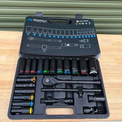 MANAROLA  Professional 23PC 1/2" Deep Impact Socket Set