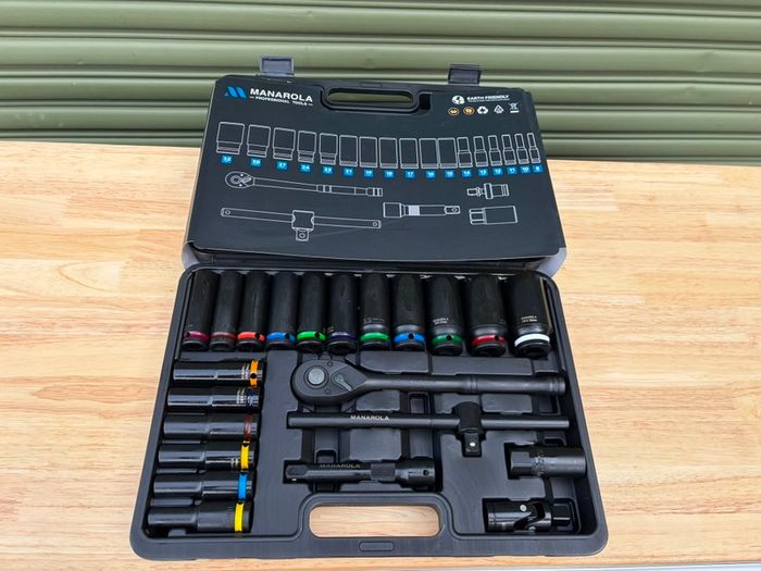 Manarola 23pc 1/2 Deep Impact Socket Set