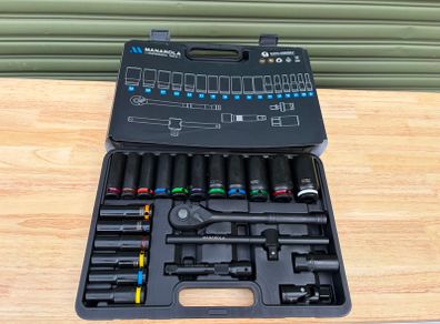 Manarola 23pc 1/2 Deep Impact Socket Set