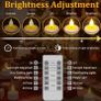 Rechargeable Candles with Remote, 6pcs LED Flameless Flickering Tea Lights USB Image 4