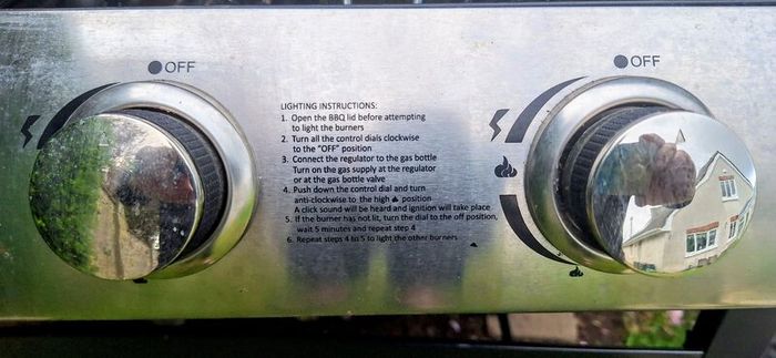 George Foreman 4 Burner Gas Barbeque