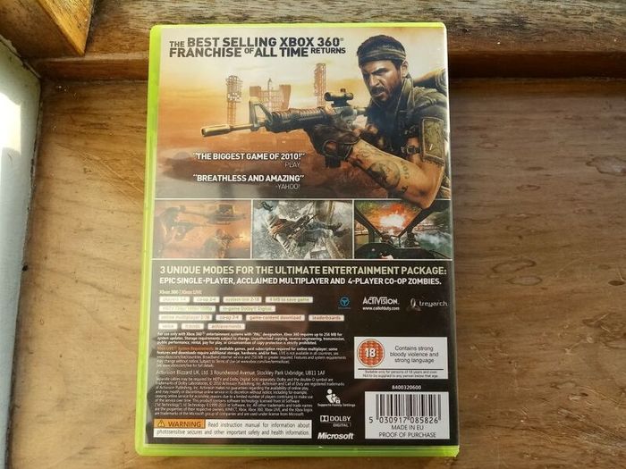 Mint Xbox 360 Call Of Duty: Black Ops