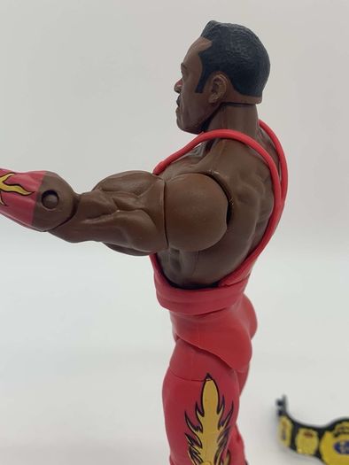 wwe elite series 46 Harlem Heat Booker T & Stevie Ray action figures