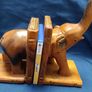 vintage wooden elephant book holder Image 3