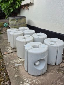 Gazebo and umbrella weights