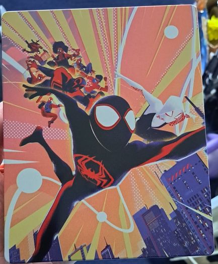 Across The Spider-Verse 4K steelbook + character art cards