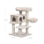 Luxury Cat Scratching post thick trunks 112 cm beige Image 4