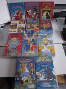 Simpsons Bundle DVD's/VHS's