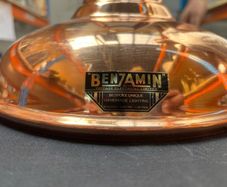 Benjamin Copper Industrial Pendant Light Shades x 5