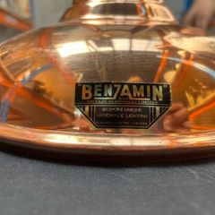 Benjamin Copper Industrial Pendant Light Shades x 5