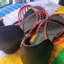 Brand new black red Latin dance shoes size UK 3 or 4 Image 4