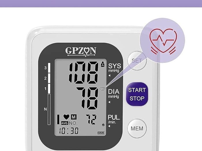 NEW SALE | Blood Pressure Monitor Upper Arm Digital BP Monitor with Large Cuff Fully Automatic Irregular Heartbeat & Pulse Rate Monitoring Meter,Adjustable Cuff 22-40cm, 2X120 Memory