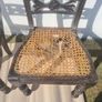 vintage ebony dining chairs Image 5