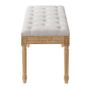 BENCH INDOOR Upholstered bench rectangular dressing bench Image 2