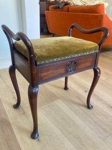 Antique Piano Stool