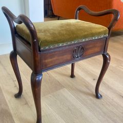 Antique Piano Stool