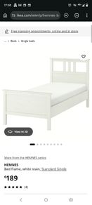 Ikea Hemnes single beds x 2