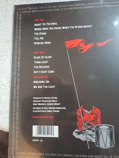 Vinyl The alarm Declaration.