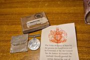 SALE Vintage WWII War Medal 1939-1945 - King Georg VI - Lion standing on 2-headed Dragon.