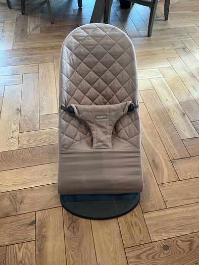 Babybjorn Bouncer Bliss Woven Classic Quilted in Sand Colour