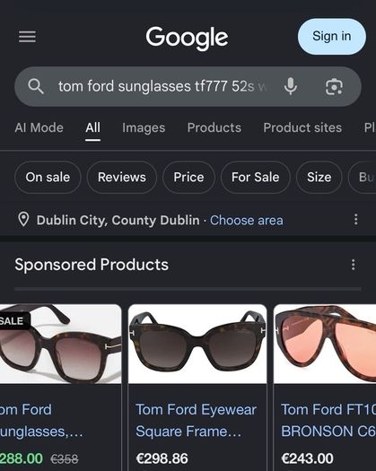 Tom Ford women's sunglasses